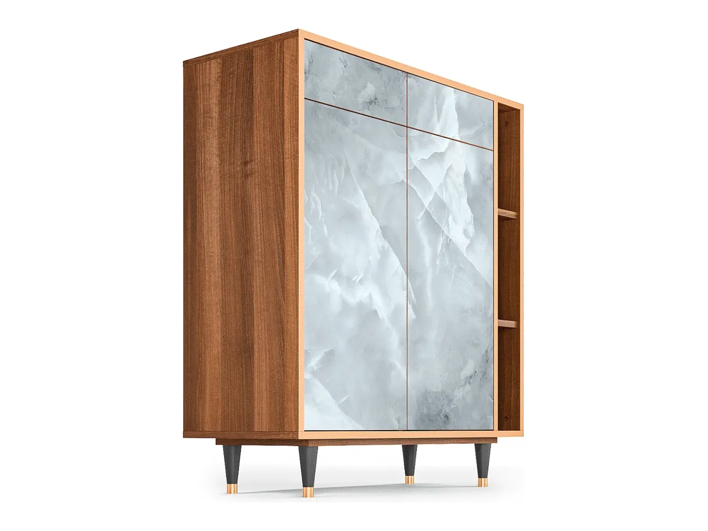 Aparador - 96х110х41 cm - BS6 - The Onyx, Nogal