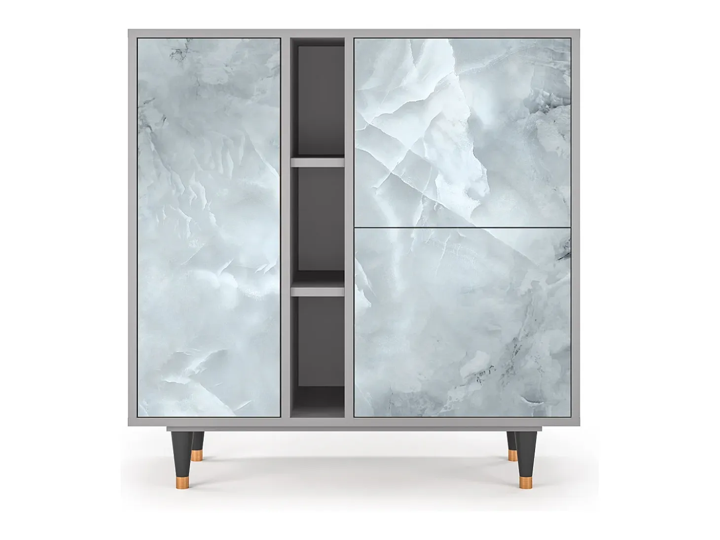 Aparador - 94х96х41 cm - BS5 - The Onyx, Gris