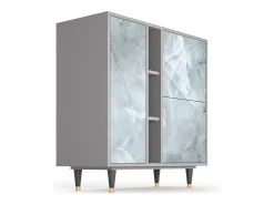 Aparador - 94х96х41 cm - BS5 - The Onyx, Gris
