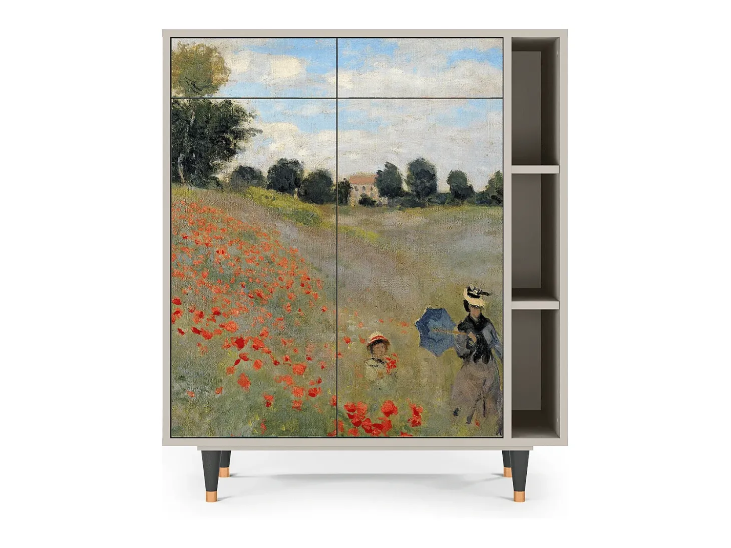 Aparador - 96х110х41 cm - BS6 - The Poppy Field , Arena