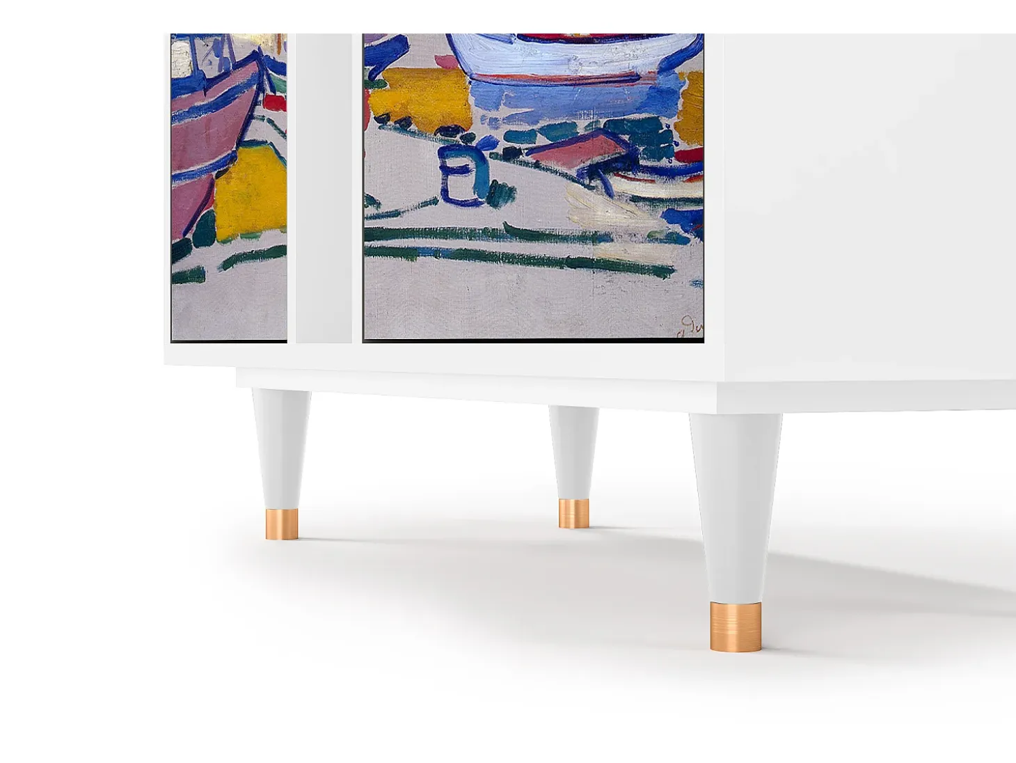 Aparador - 94х96х41 cm - BS5 - The Port of Collioure , Blanco