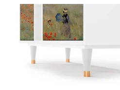 Aparador - 94х96х41 cm - BS5 - The Poppy Field , Blanco