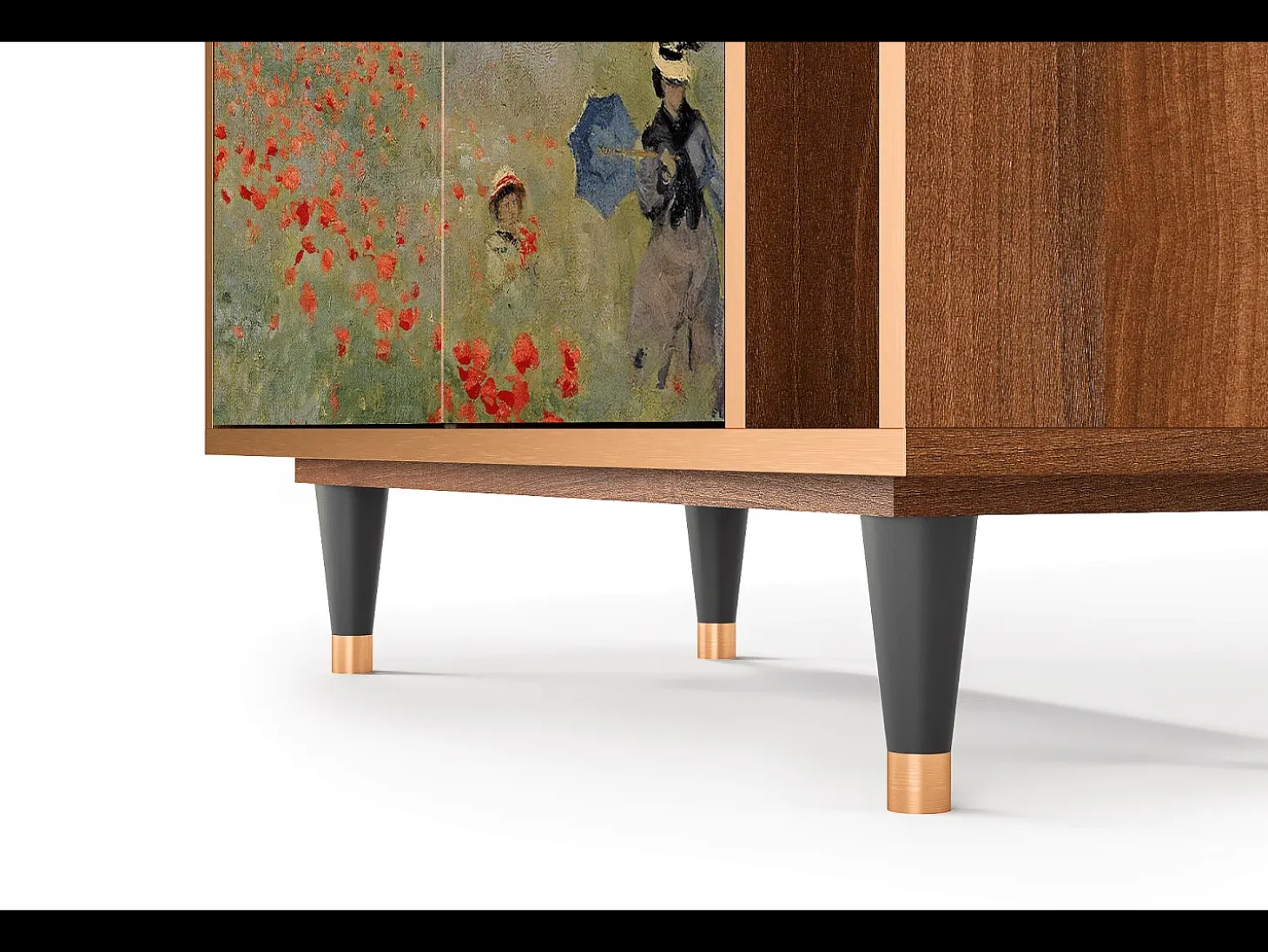Aparador - 96х110х41 cm - BS6 - The Poppy Field , Nogal