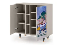 Aparador - 94х96х41 cm - BS5 - The Port of Collioure , Arena