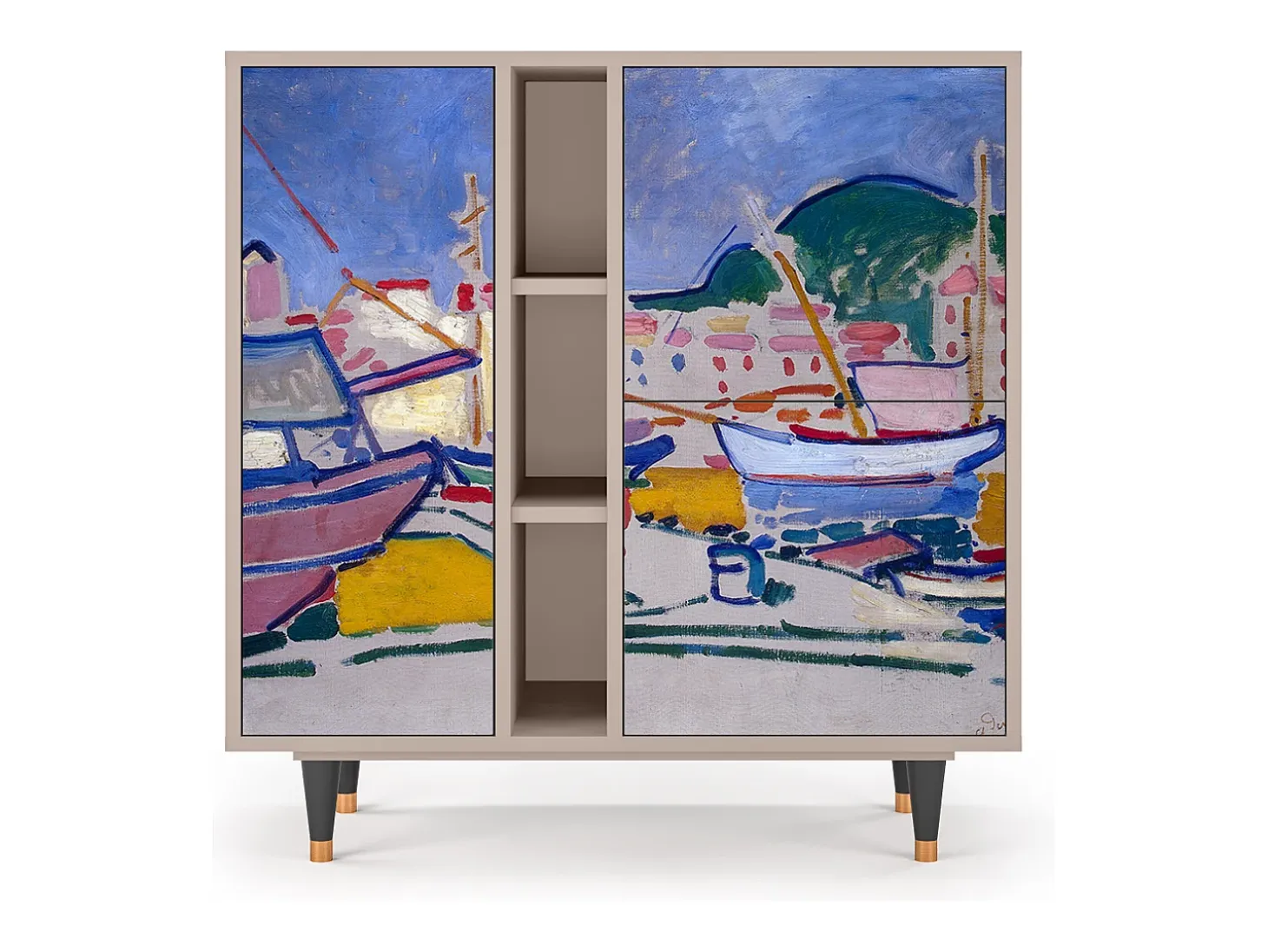 Aparador - 94х96х41 cm - BS5 - The Port of Collioure , Latte