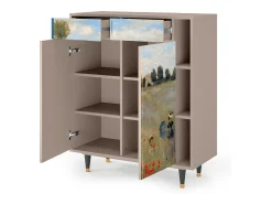 Aparador - 96х110х41 cm - BS6 - The Poppy Field , Latte