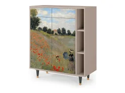 Aparador - 96х110х41 cm - BS6 - The Poppy Field , Latte