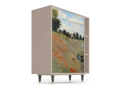 Aparador - 96х110х41 cm - BS6 - The Poppy Field , Latte