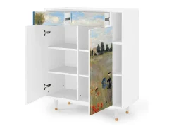 Aparador - 96х110х41 cm - BS6 - The Poppy Field , Blanco