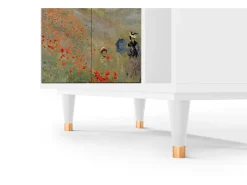 Aparador - 96х110х41 cm - BS6 - The Poppy Field , Blanco