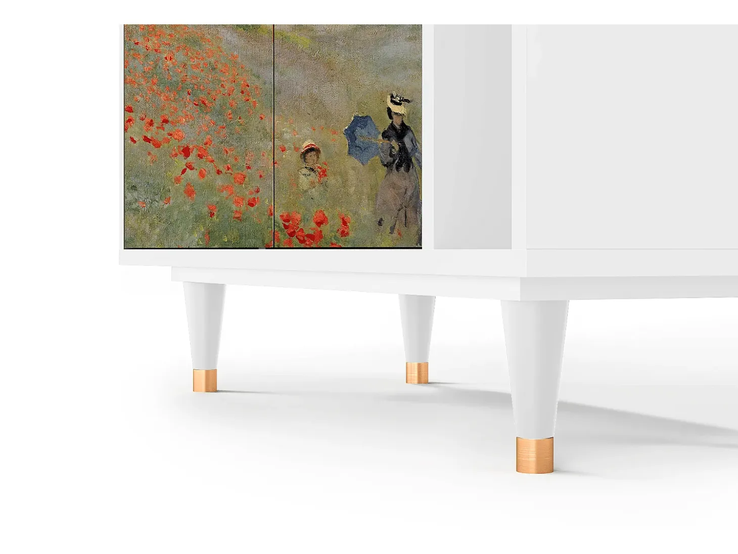 Aparador - 96х110х41 cm - BS6 - The Poppy Field , Blanco