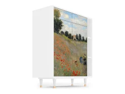 Aparador - 96х110х41 cm - BS6 - The Poppy Field , Blanco