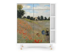 Aparador - 96х110х41 cm - BS6 - The Poppy Field , Blanco