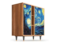 Aparador - 94х96х41 cm - BS5 - The Starry Night , Nogal