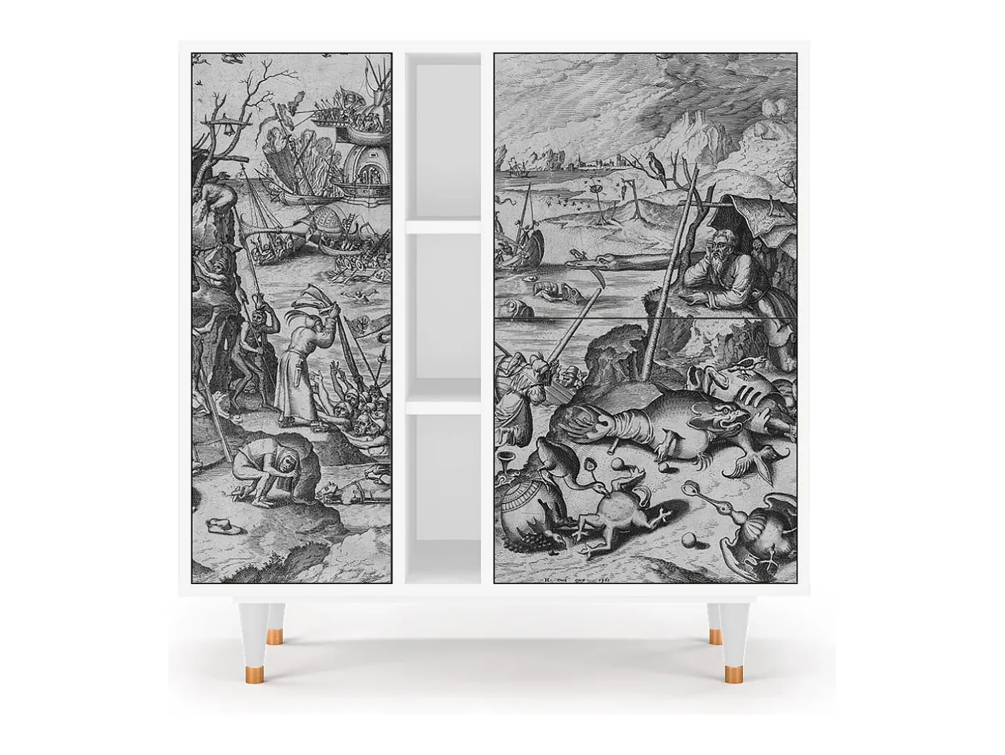 Aparador - 94х96х41 cm - BS5 - The Temptation, Blanco