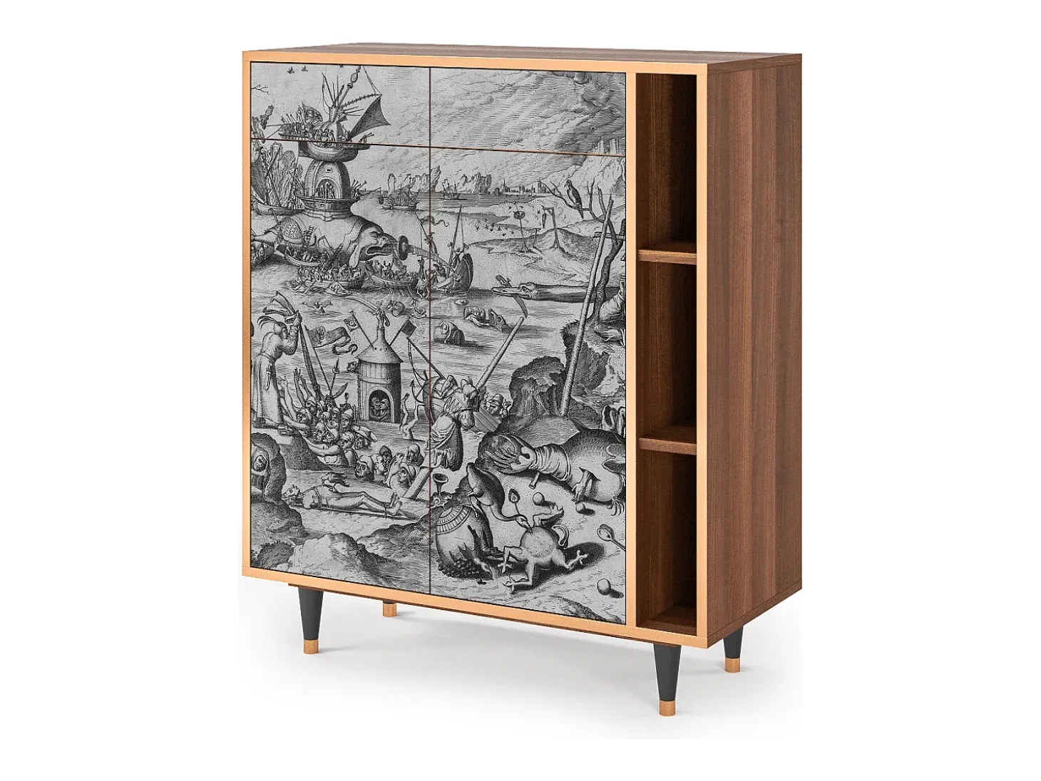 Aparador - 96х110х41 cm - BS6 - The Temptation, Nogal