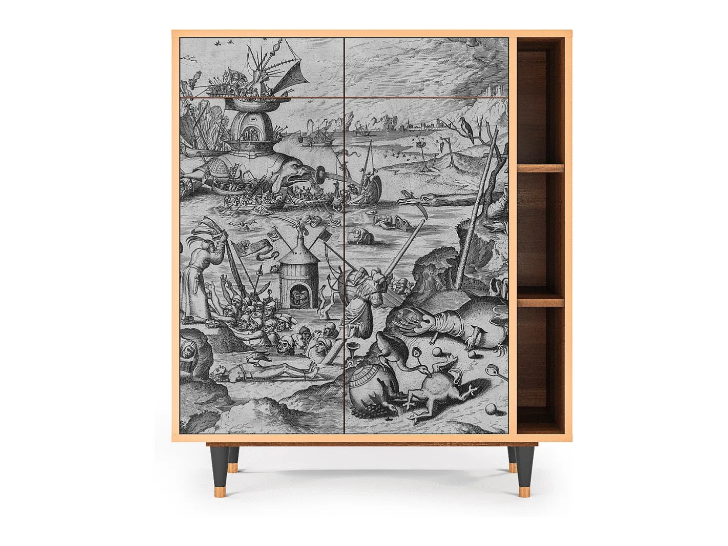 Aparador - 96х110х41 cm - BS6 - The Temptation, Nogal