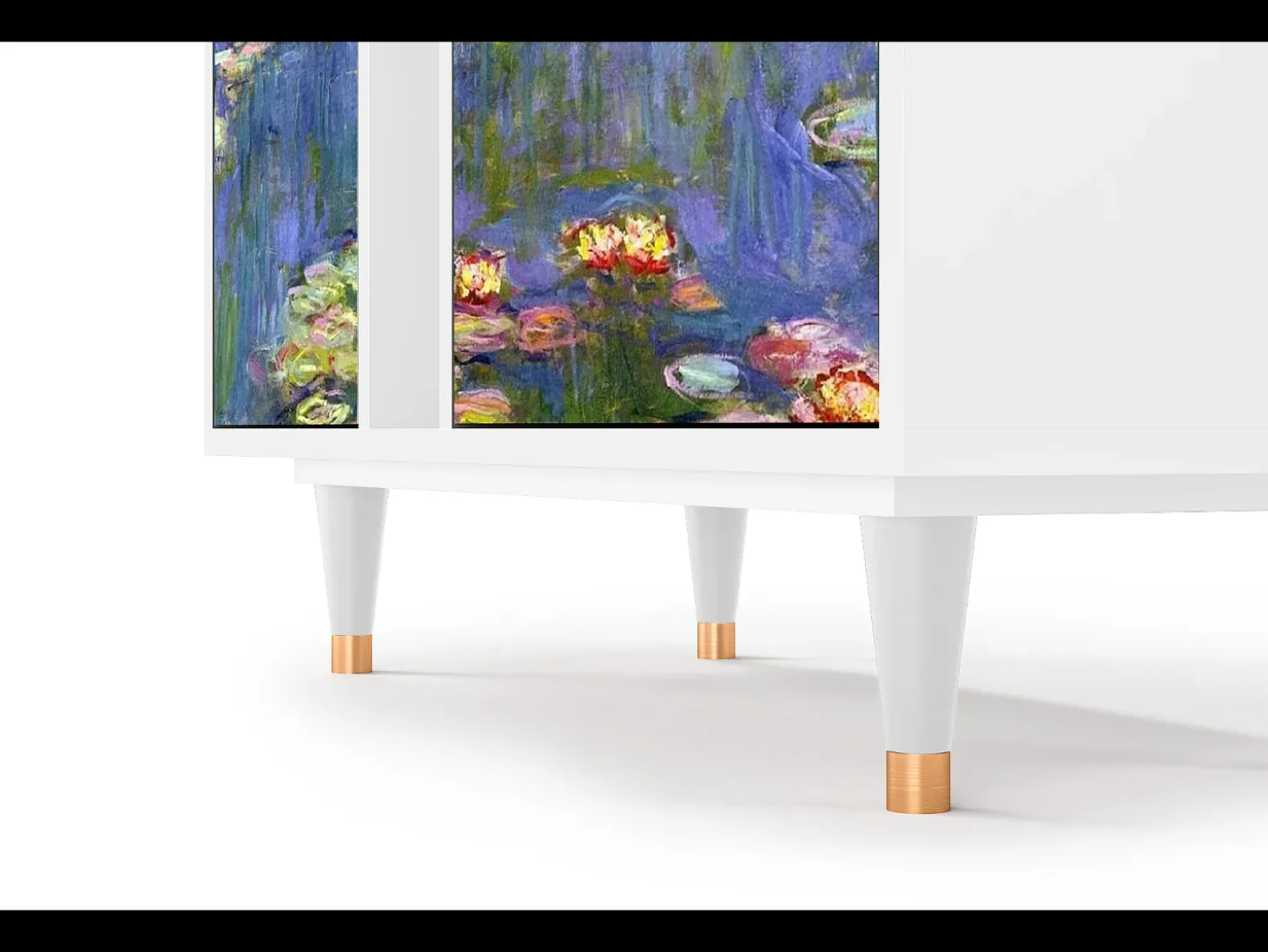 Aparador - 94х96х41 cm - BS5 - The water lily pond , Blanco