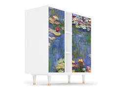 Aparador - 94х96х41 cm - BS5 - The water lily pond , Blanco
