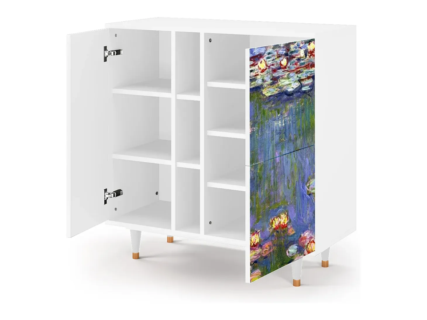Aparador - 94х96х41 cm - BS5 - The water lily pond , Blanco