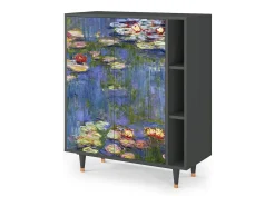 Aparador - 96х110х41 cm - BS6 - The water lily pond , Antracita