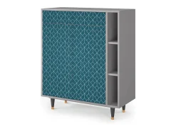 Aparador - 96х110х41 cm - BS6 - Turquoise Geometry, Gris