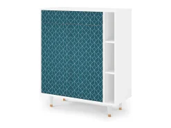 Aparador - 96х110х41 cm - BS6 - Turquoise Geometry, Blanco