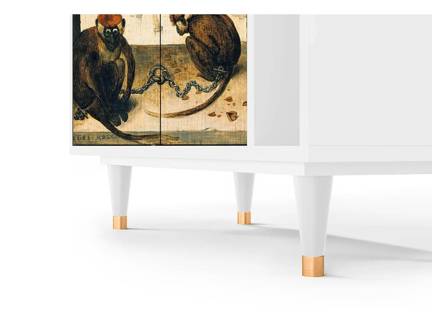 Aparador - 96х110х41 cm - BS6 - Two Monkeys, Blanco
