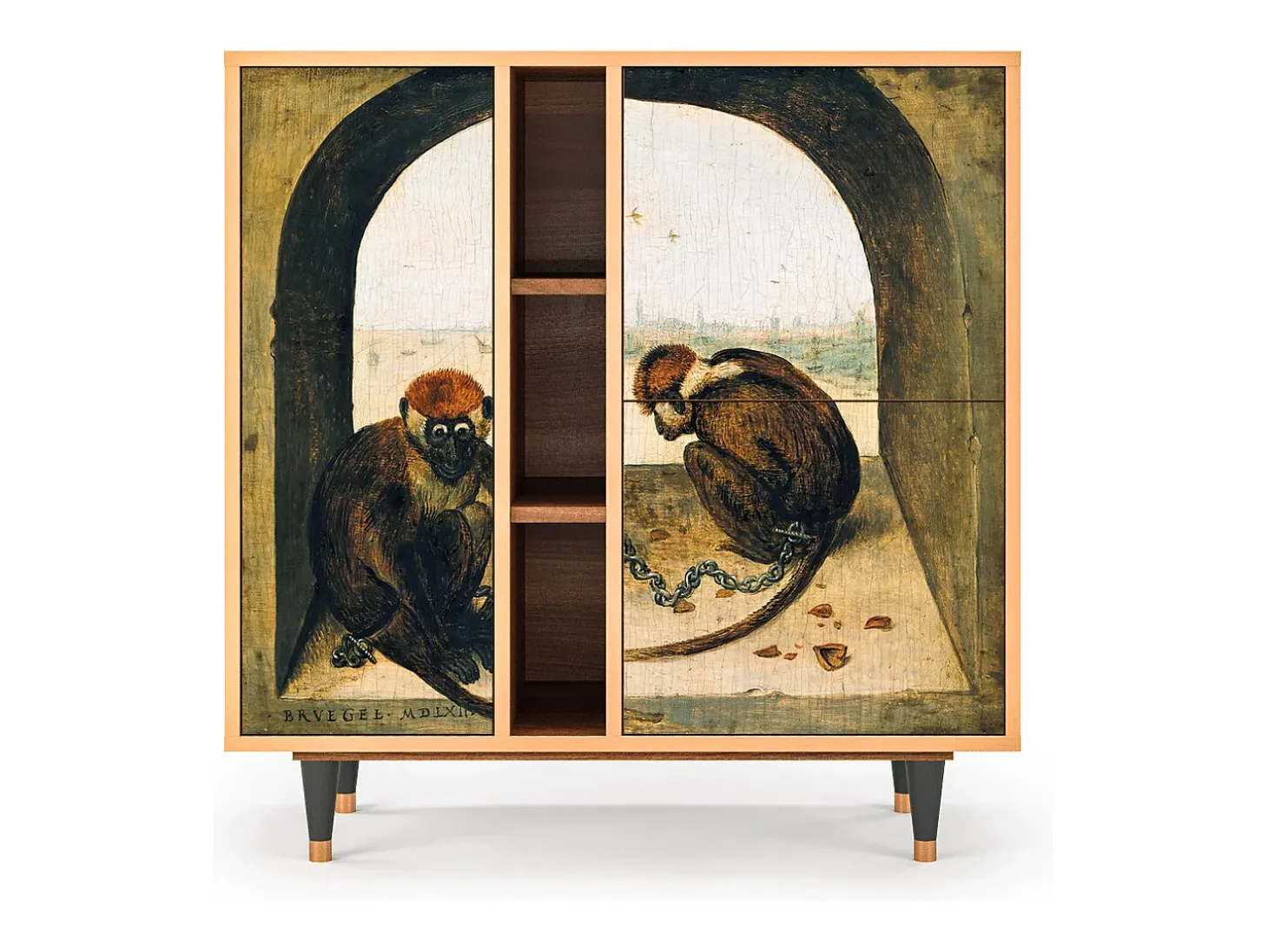 Aparador - 94х96х41 cm - BS5 - Two Monkeys, Nogal
