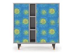 Aparador - 94х96х41 cm - BS5 - Van Gogh Lights, Gris