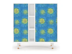 Aparador - 94х96х41 cm - BS5 - Van Gogh Lights, Blanco