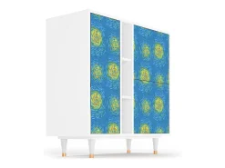 Aparador - 94х96х41 cm - BS5 - Van Gogh Lights, Blanco