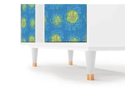 Aparador - 94х96х41 cm - BS5 - Van Gogh Lights, Blanco