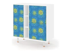 Aparador - 94х96х41 cm - BS5 - Van Gogh Lights, Blanco