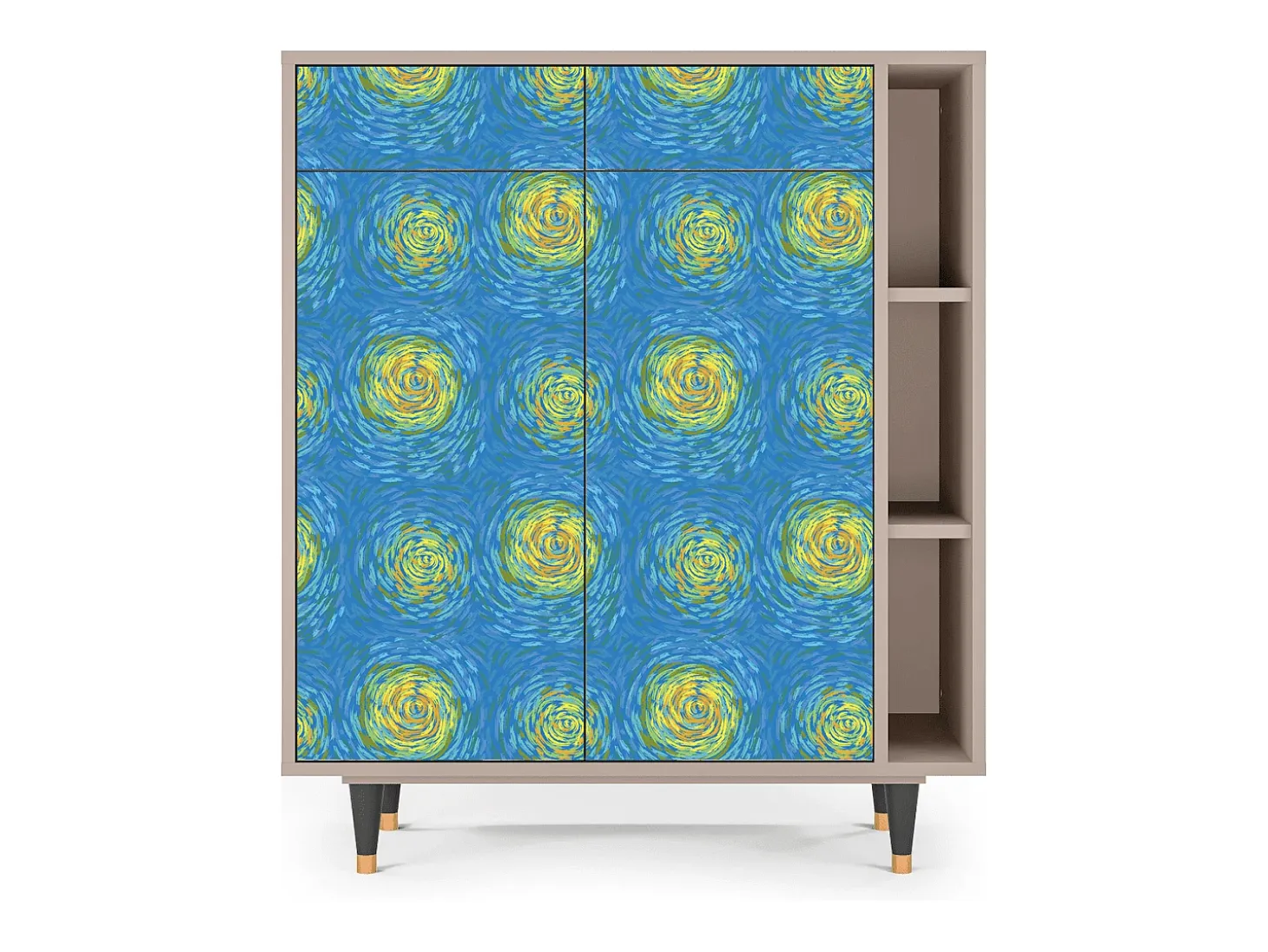 Aparador - 96х110х41 cm - BS6 - Van Gogh Lights, Latte