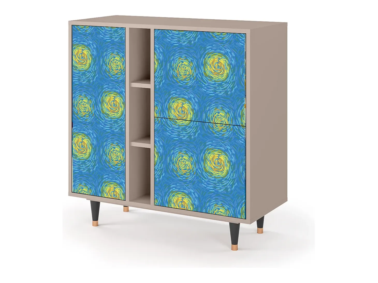 Aparador - 94х96х41 cm - BS5 - Van Gogh Lights, Latte