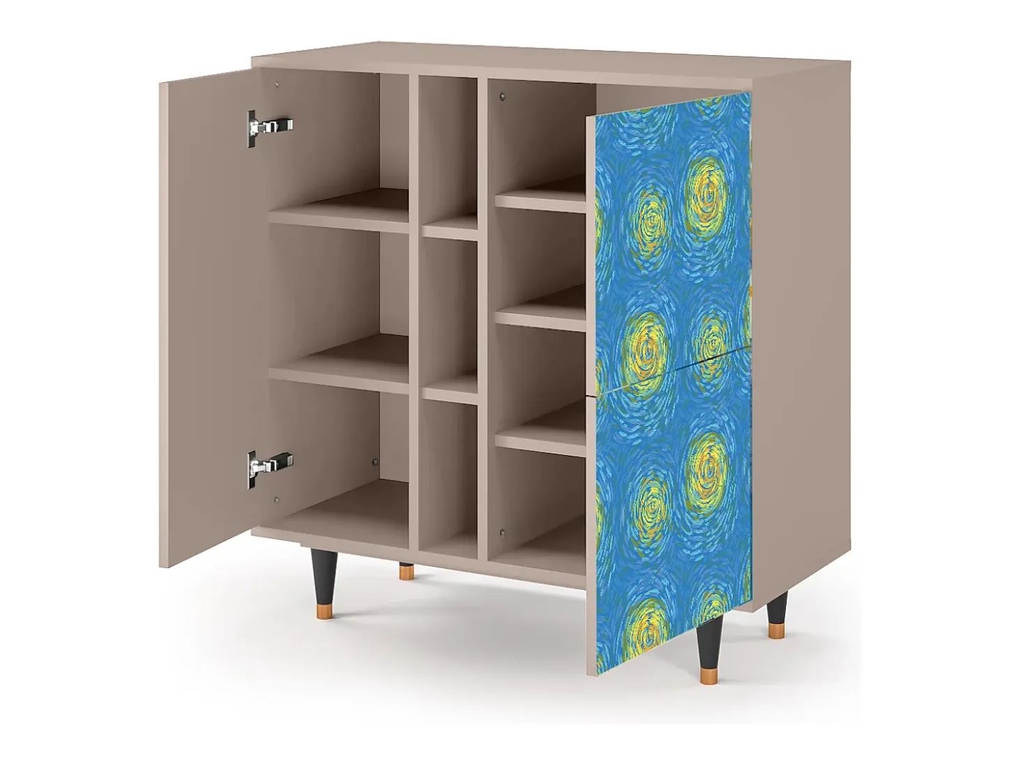 Aparador - 94х96х41 cm - BS5 - Van Gogh Lights, Latte