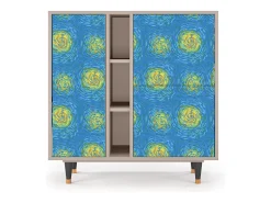 Aparador - 94х96х41 cm - BS5 - Van Gogh Lights, Latte