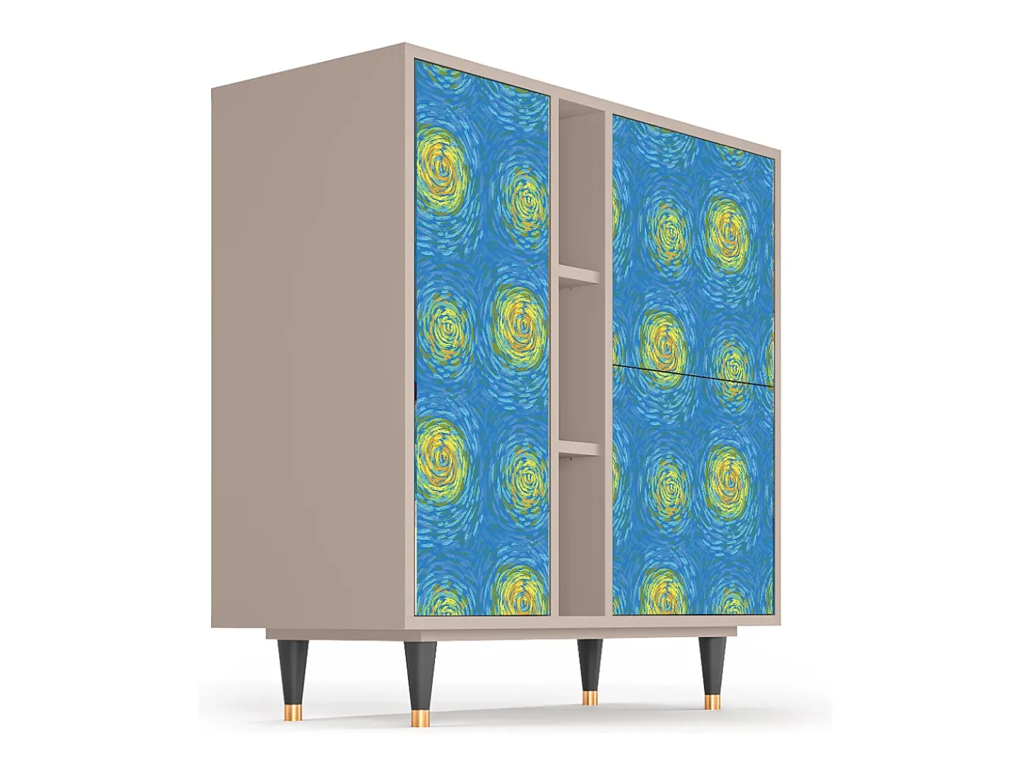 Aparador - 94х96х41 cm - BS5 - Van Gogh Lights, Latte