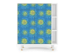 Aparador - 96х110х41 cm - BS6 - Van Gogh Lights, Blanco
