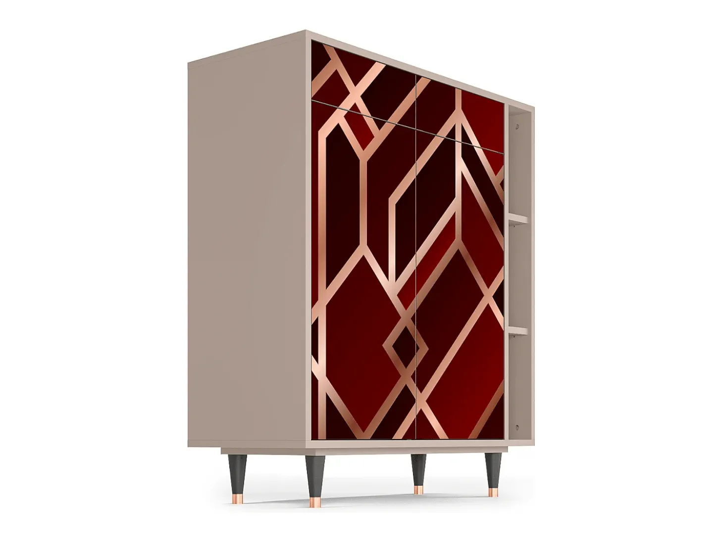 Aparador - 96х110х41 cm - BS6 - Velvet 1920's, Latte
