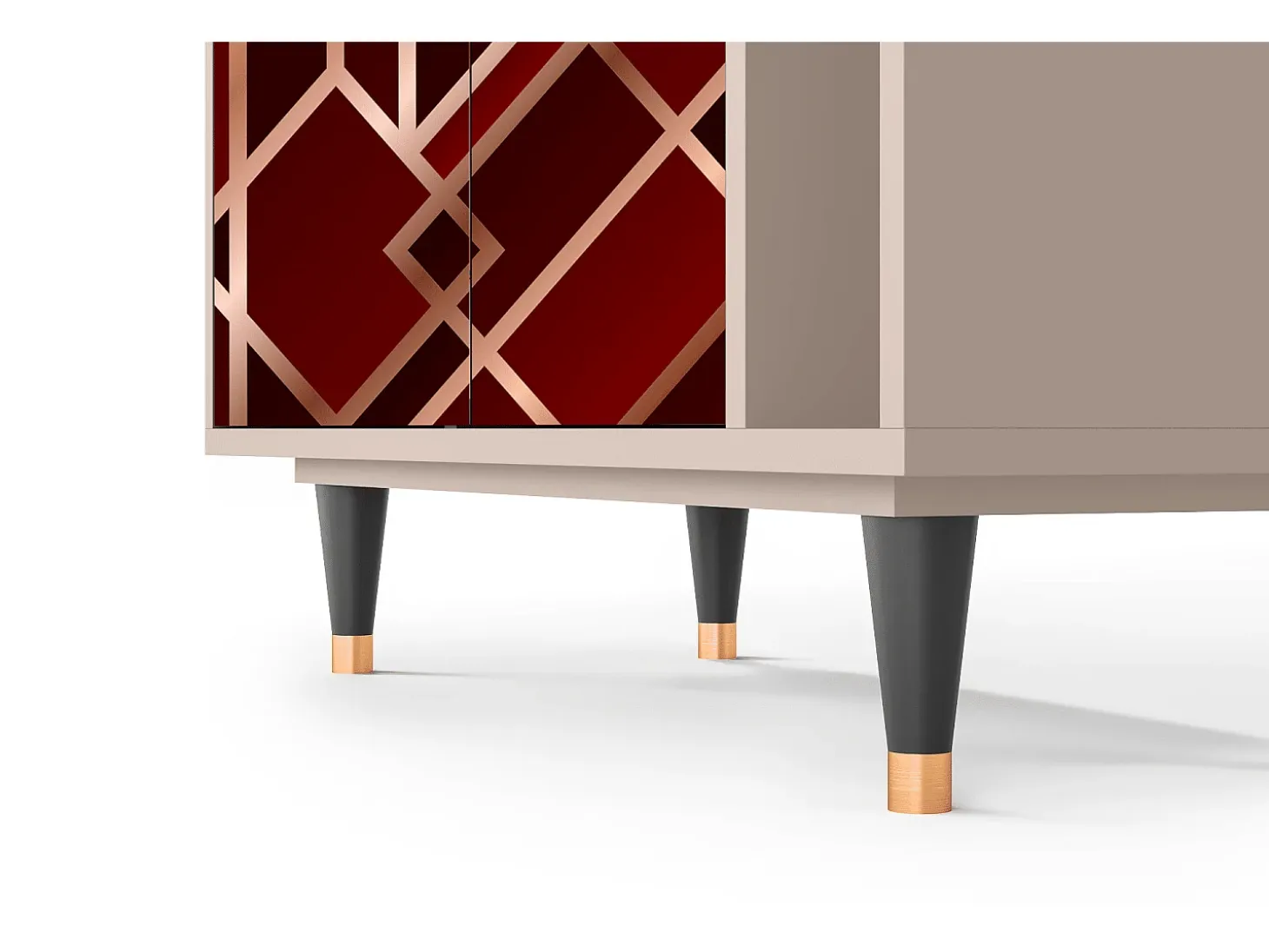 Aparador - 96х110х41 cm - BS6 - Velvet 1920's, Latte