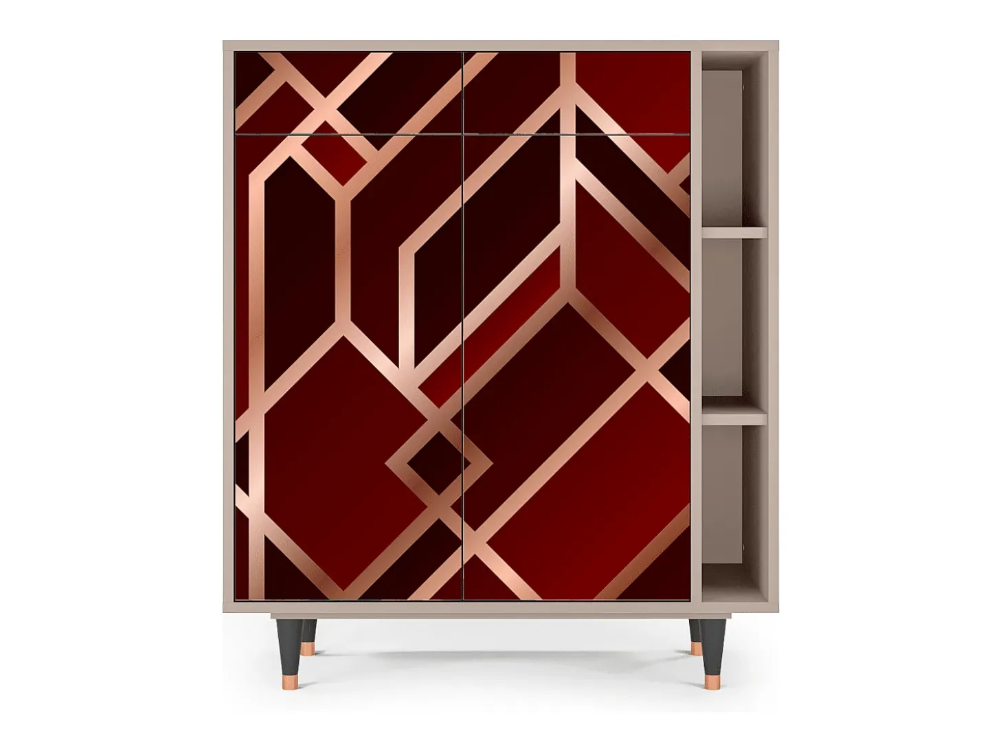 Aparador - 96х110х41 cm - BS6 - Velvet 1920's, Latte