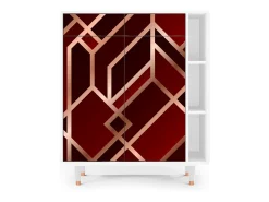 Aparador - 96х110х41 cm - BS6 - Velvet 1920's, Blanco
