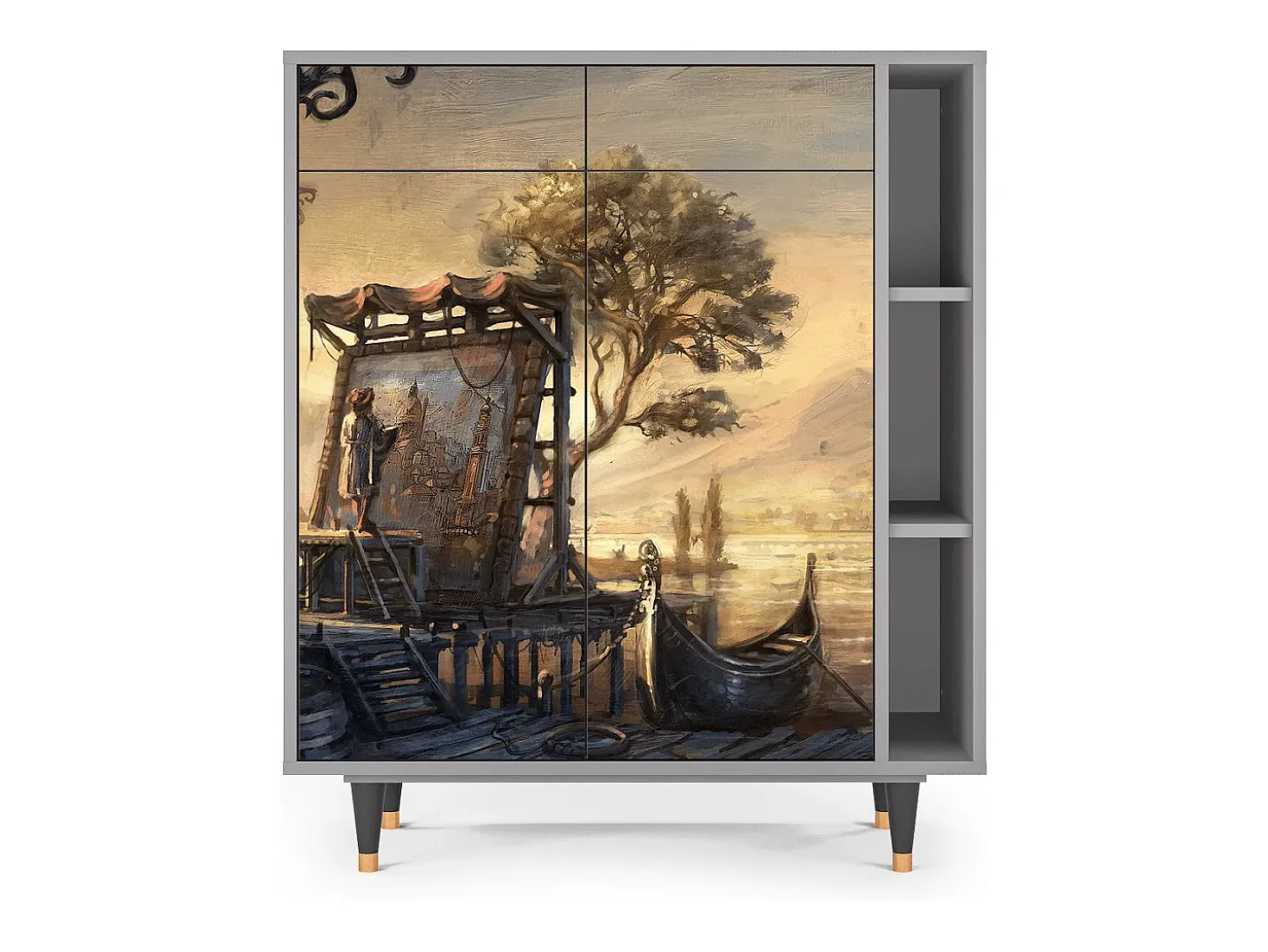 Aparador - 96х110х41 cm - BS6 - Venice, Gris