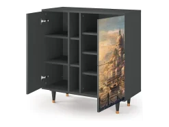 Aparador - 94х96х41 cm - BS5 - Venice, Antracita