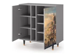 Aparador - 94х96х41 cm - BS5 - Venice, Gris