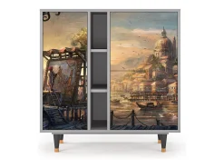 Aparador - 94х96х41 cm - BS5 - Venice, Gris
