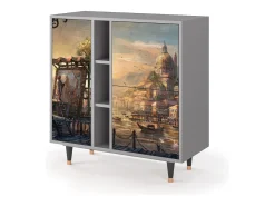 Aparador - 94х96х41 cm - BS5 - Venice, Gris
