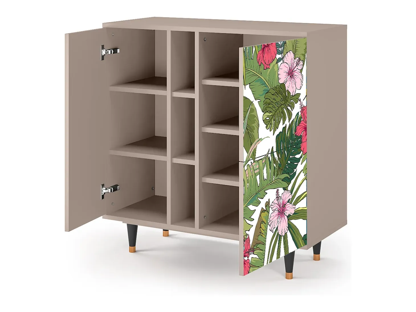 Aparador - 94х96х41 cm - BS5 - Verdant Tropics, Latte
